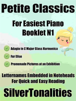 cover image of Petite Classics for Easiest Piano Booklet N1